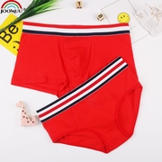 JOOMUU couple red đồ lót, năm sinh bông kích thước lớn nam boxer ladies tam nữ võ sĩ quyền Anh đồ lót triều