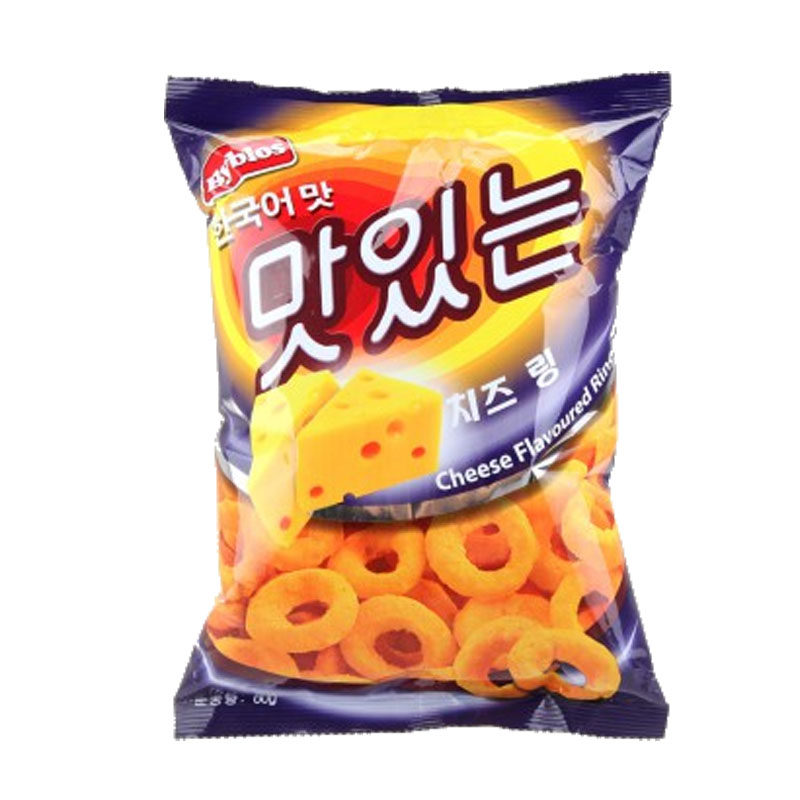 【天猫超市】马来西亚进口的贝鲁斯芝士圈膨化类食品60g/袋