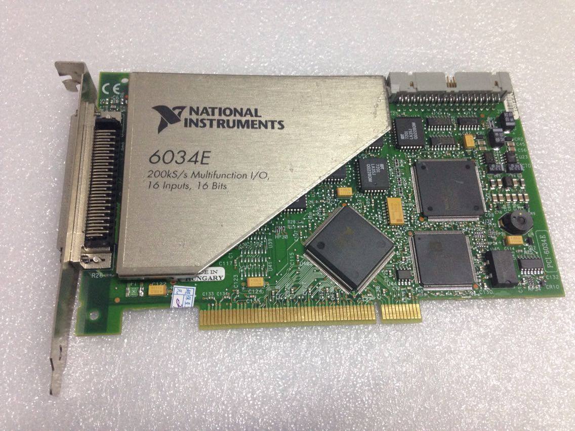 The US NI PCI-6034E Multi-functional Data Mining Card (DAQ)