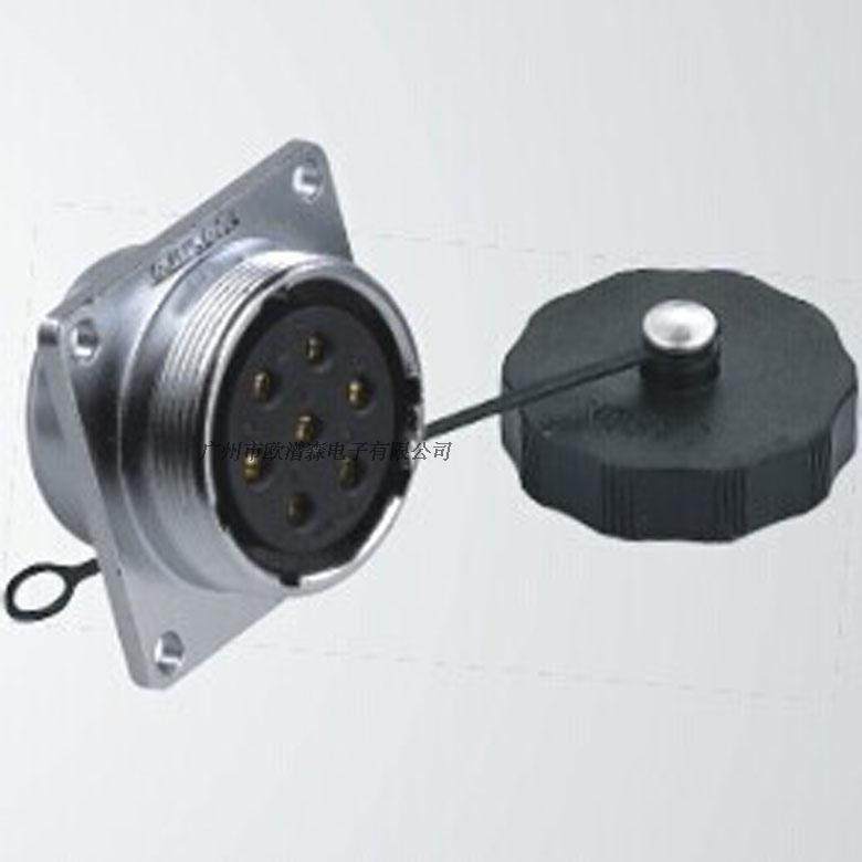 Aopulo 12mm square socket 23 core 4 core 5 core 6 core 7 core round aviation cable plug