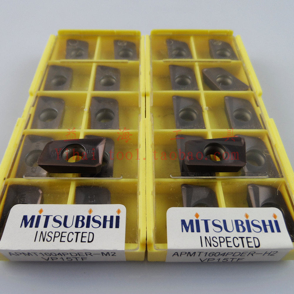 Original Japanese Mitsubishi CNC Milling Blade APMT1604PDER-M2 H2 VP15TF