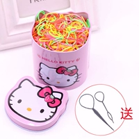 Em bé dây cao su vòng tóc không làm tổn thương tóc cô gái màu tóc trường hợp da hộp nhỏ cô gái tóc tóc dây tóc vòng kẹp tóc