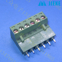JIEKE 2EDG 6P straight pin PBC plug-in terminal block connector pitch 5 08mm