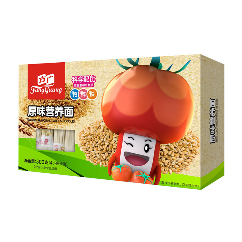 乐友孕婴童方广婴幼儿原味营养面6个月以上300g官方正品