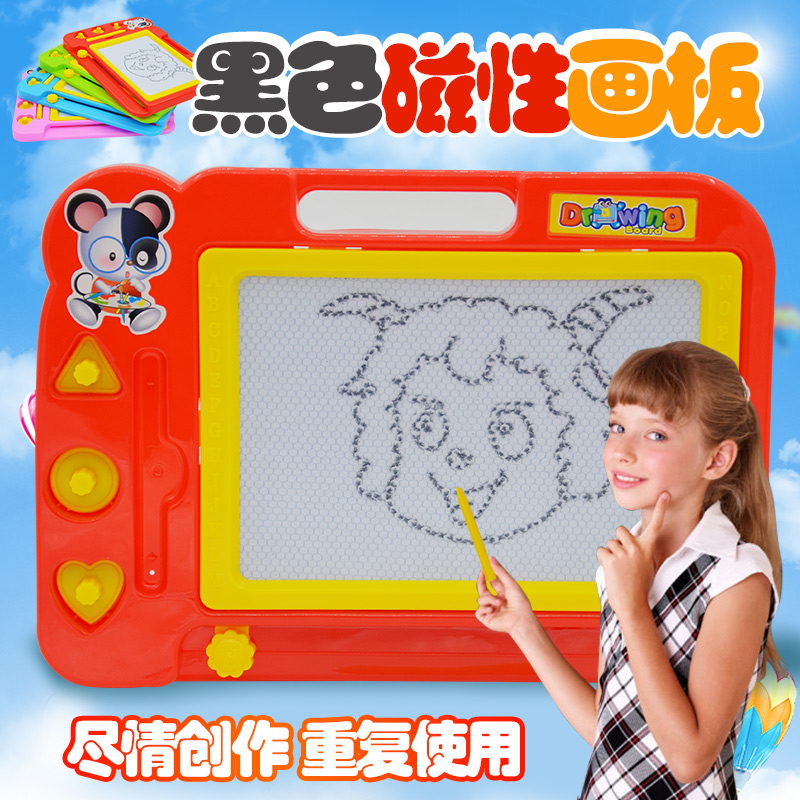 Drawing Board Magnetic Graffiti Board Black & White Writing Board Children Baby Home Teaching Handwriting Board Early Childhood puzzle 3 years old