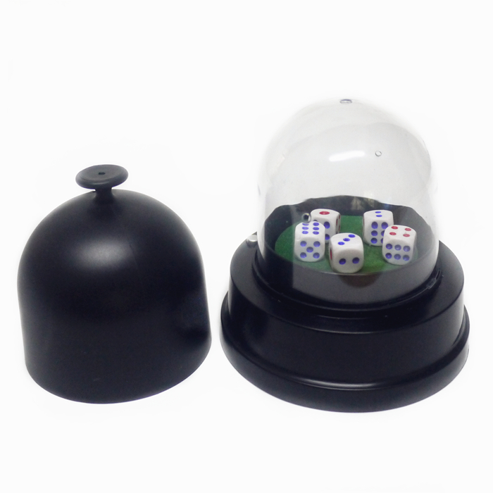 Electric dice flush with full cover automatic color flush with big words dice order griddle Bar nightclub KTV Supplies with dice with lid