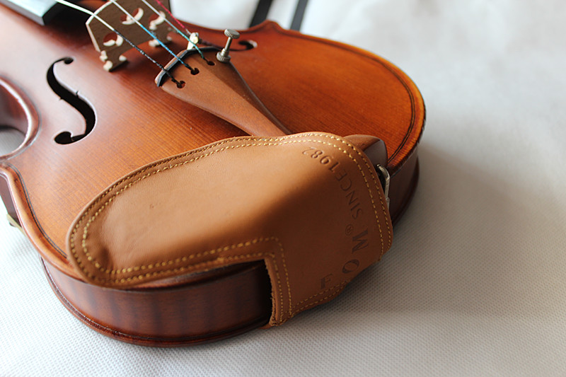 FOM violin sheepskin chin rest pad violin neck light cocoon chin rest pad Sri Lankan melon type universal model full