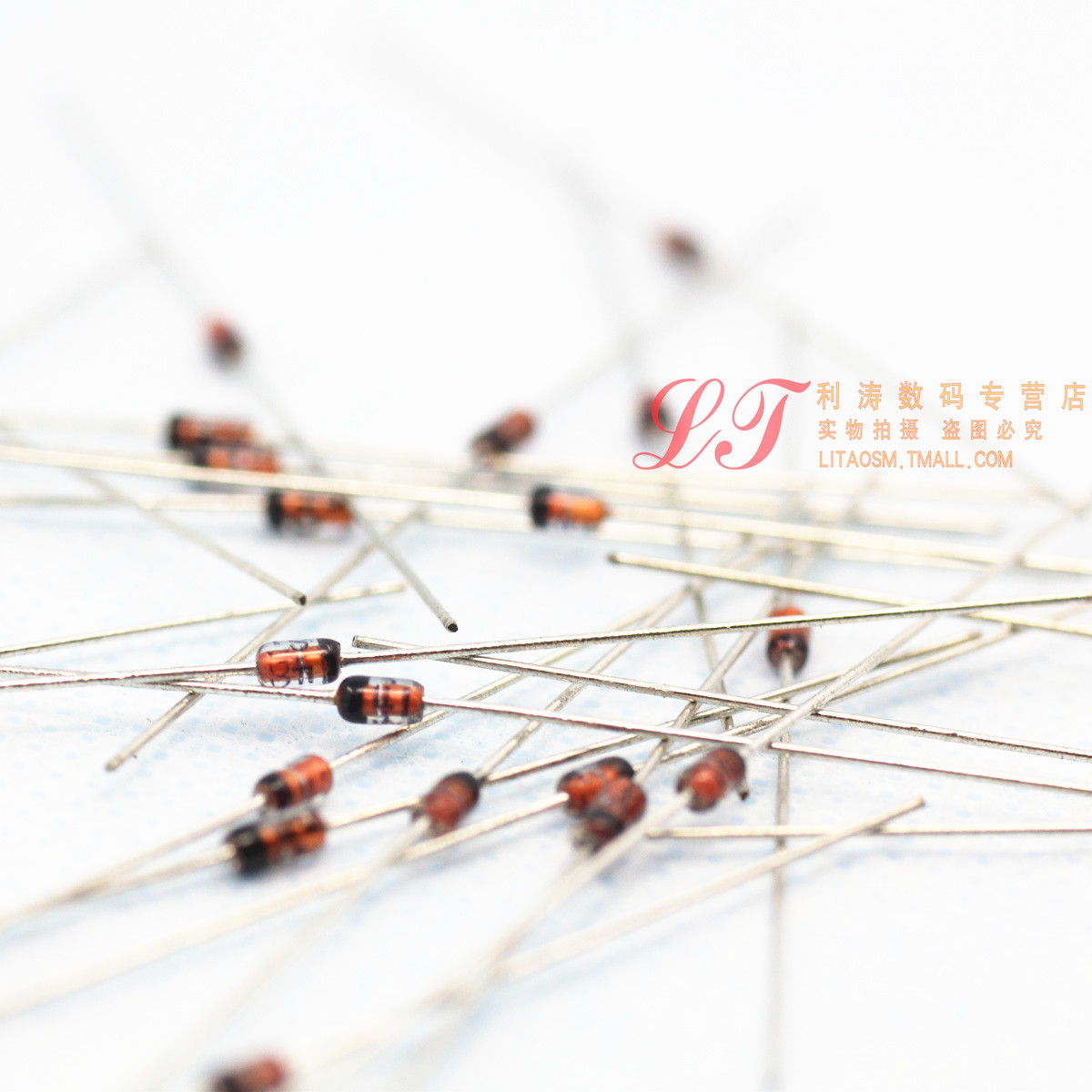 Li Tao 1N4148 in-line glass column IN4148 DO-35 switching diode (500 only)