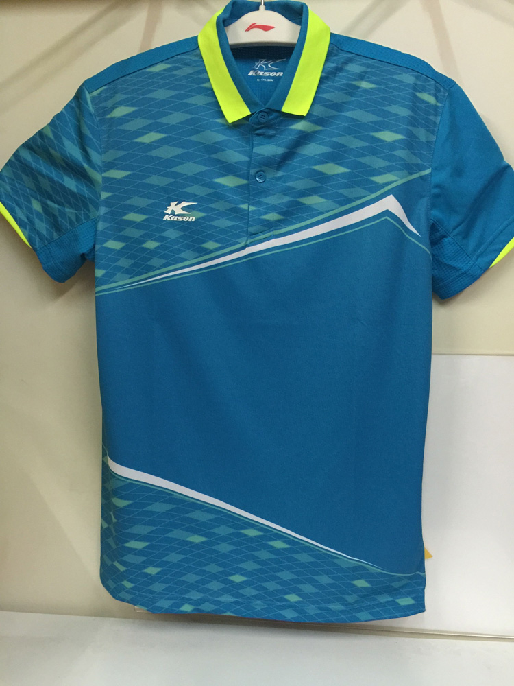  KASON Kwins men and women's badminton clothes tracksuit short sleeve speed dry breathable FAYK007 004