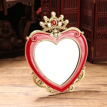 Wedding mirror European bride makeup mirror red dressing table mirror bride dowry Dowry wedding supplies