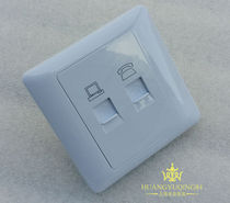 Shanghai Songri switch socket type 86 computer telephone socket household wall switch socket panel 62 grams