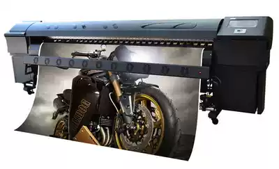 Wuto paint inkjet machine photo machine 32S-VJ1800 for indoor and external 8-color inkjet plotter