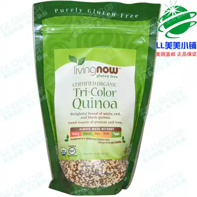 United States Now Foods has j Tri-Color Quinoa Tri-Color Quinoa397g Gluten-free non-transfer