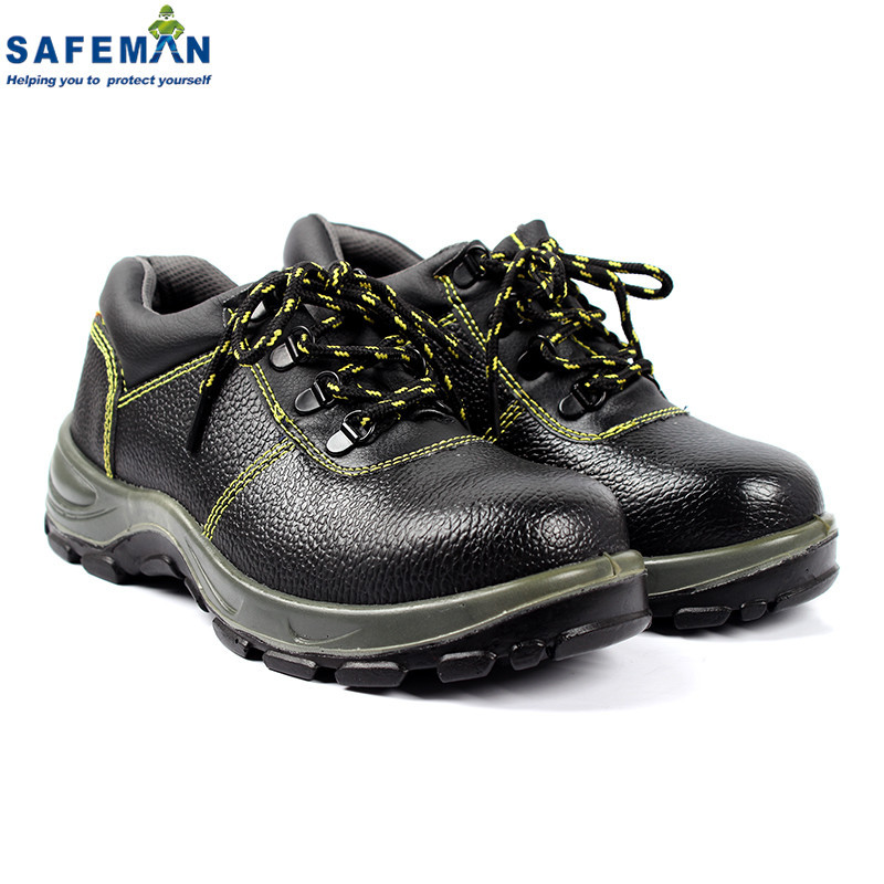 Jun Yu SAFEMAN E6011 safety shoes low-top anti-smashing anti-piercing leather labor insurance shoes