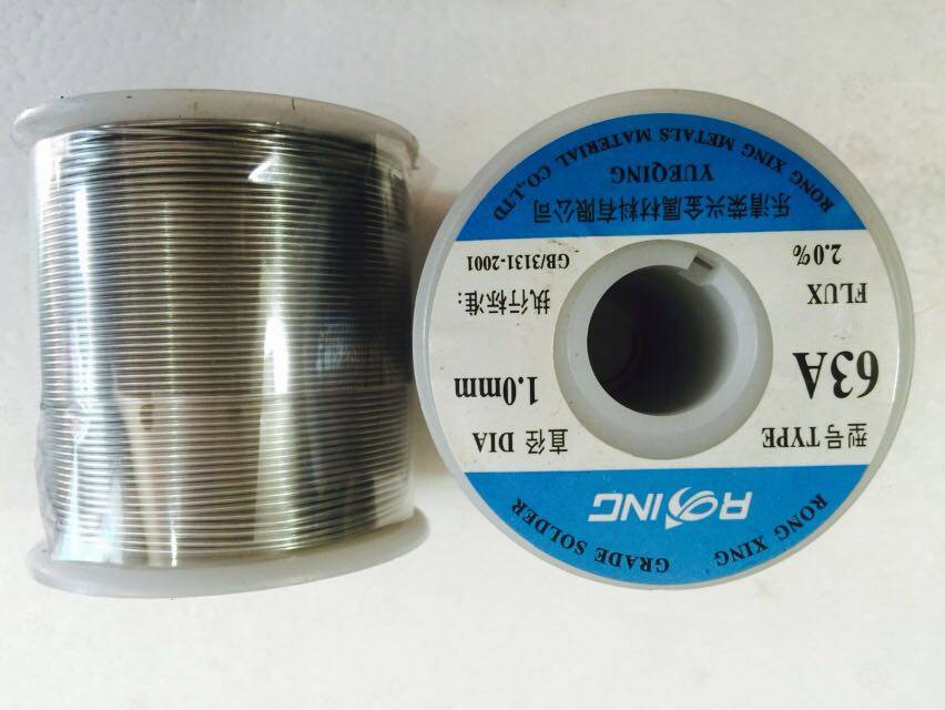 (Agent) Zhejiang Rongxing solder wire 63A diameter 1 0 (1 roll) 0 9 kg