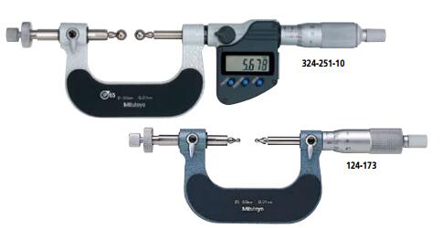 Japan trifl digital display thread outer diameter micrometer 326-252 (25-50 * 0001m m) 326-252