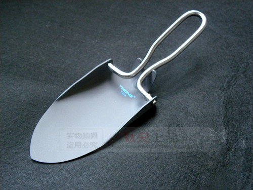 TC4 titanium alloy shovel produced by Titanium Brother, outdoor equipment, family, portable folding shovel, high strength and durability