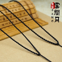 Hand knitting high - grade necklace jade gold jade jade jade jade hanging rope manual pendant life red rope