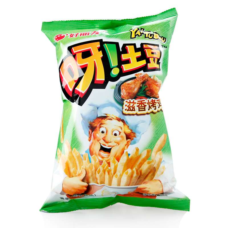 【苏宁易购】好丽友呀!土豆（滋香烤鸡味）70g/袋