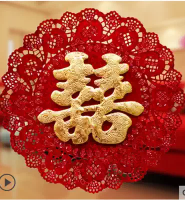 Wedding wedding wedding decoration stickers large wall stickers door stickers indoor cartoon stickers