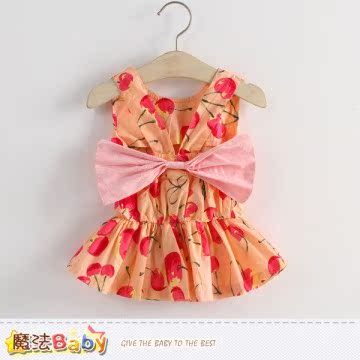 魔法Baby 女童无袖洋装台湾官网直邮进口