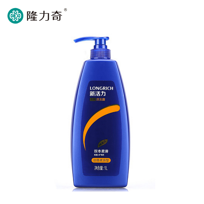 隆力奇1L新活力去屑洗发露 （丝质柔滑型） 柔顺光滑清爽洗发水