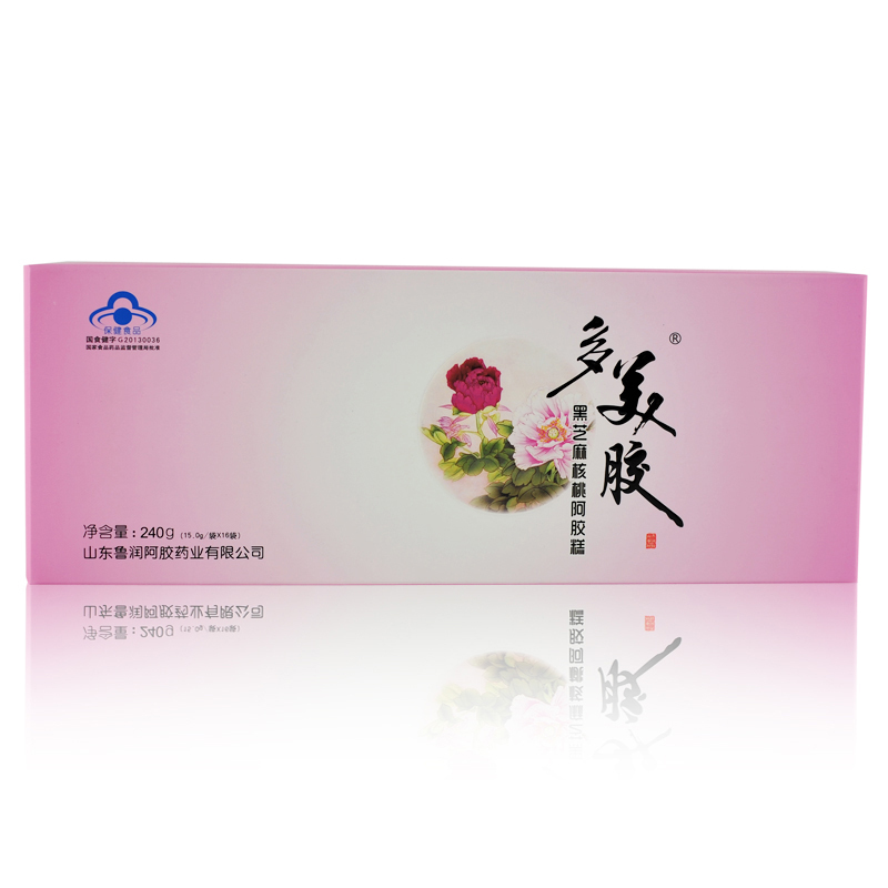多美胶牌黑芝麻核桃阿胶糕 15.0g/袋*16袋