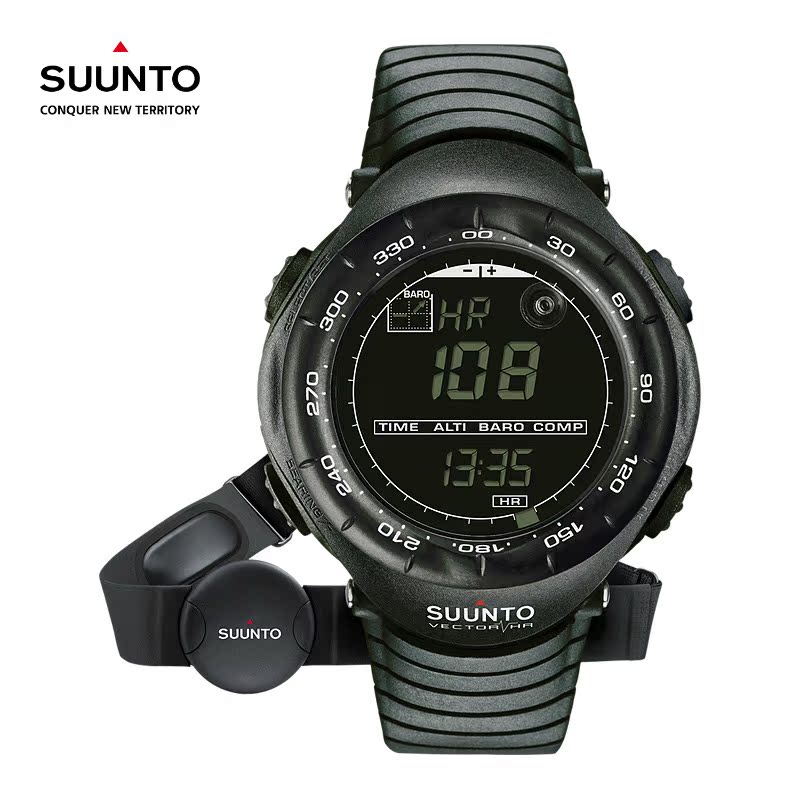 SUUNTO/颂拓 VECTOR HR BLACK心率表 SS015301000