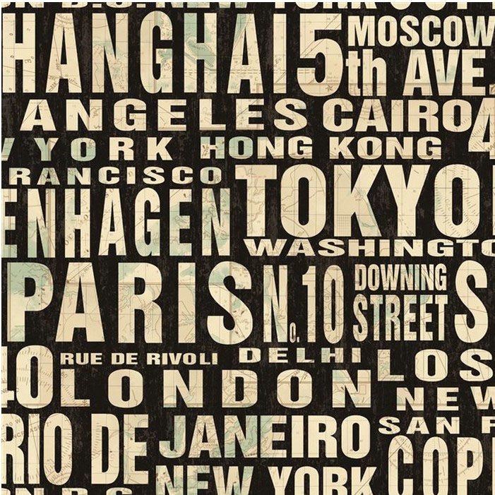 Retro Industrial Style American Internet Cafe English Letter Personality Wallpaper Nostalgic Background Wall Wallpaper Loft English