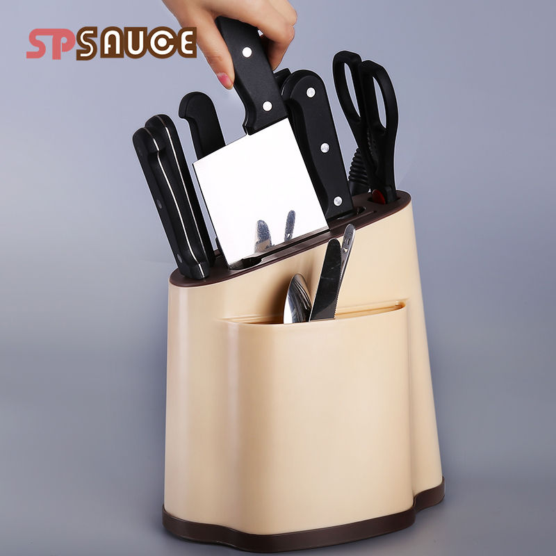 SP SAUCE厨房用品多用架刀架多功能收纳架刀具收纳盒刀座餐具收纳