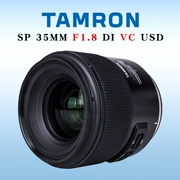 Tamron SP Tamron 35mm F1.8 Di VC camera ống kính USD phản xạ ống kính tiêu cự cố định Canon Nikon miệng - Máy ảnh SLR