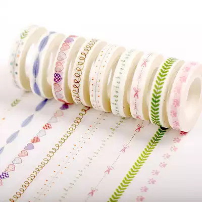 Dream time set diy handmade album accessories decoration label Diary hand account hand tear tape 10 meters