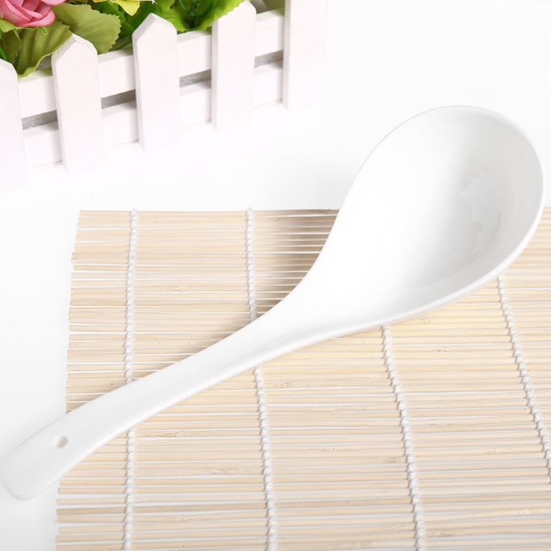 Big spoon of tangshan ipads porcelain spoon, rice shovel rice spoon Big spoon more