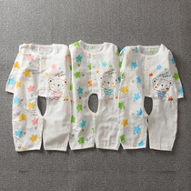 Special clearance does not return do not change summer clothes newborn baby clothes cotton one-piece clothes thin baby long sleeve ha clothes