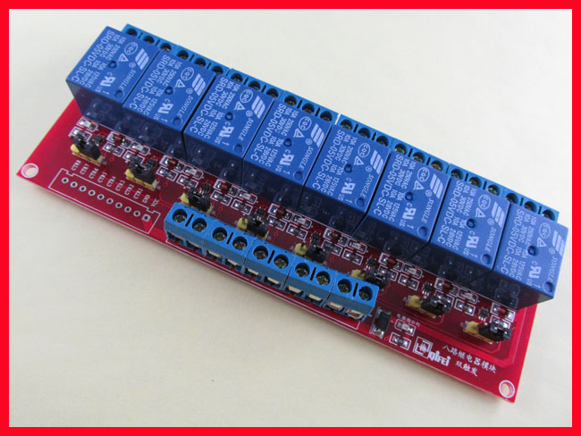 特价8路继电器模块 12V  高低双向触发 高或低触发 Arduino