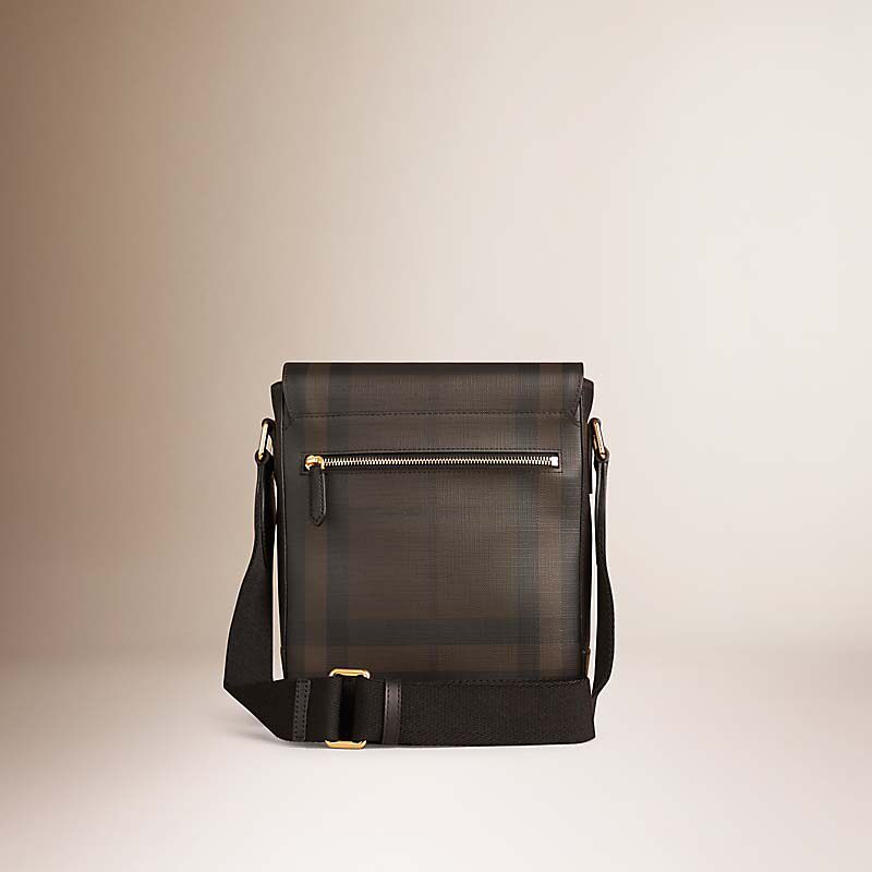 BURBERRY/博柏利烟熏格纹斜背包 39962141