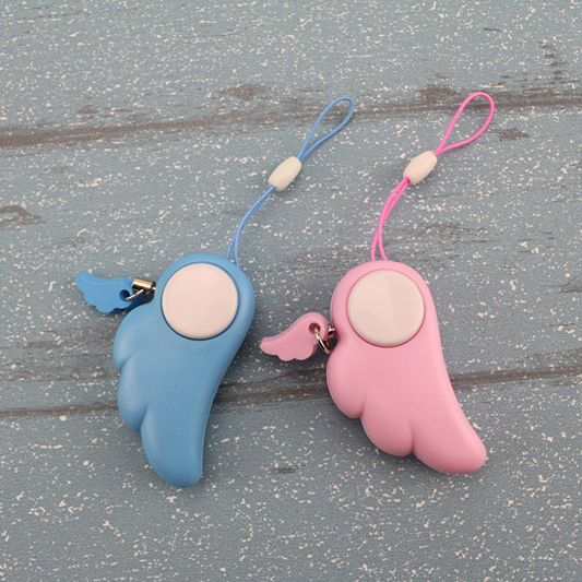 Wing pendant woman portable anti-wolf device thief trailing robbery alarm siren sick caller for the elderly