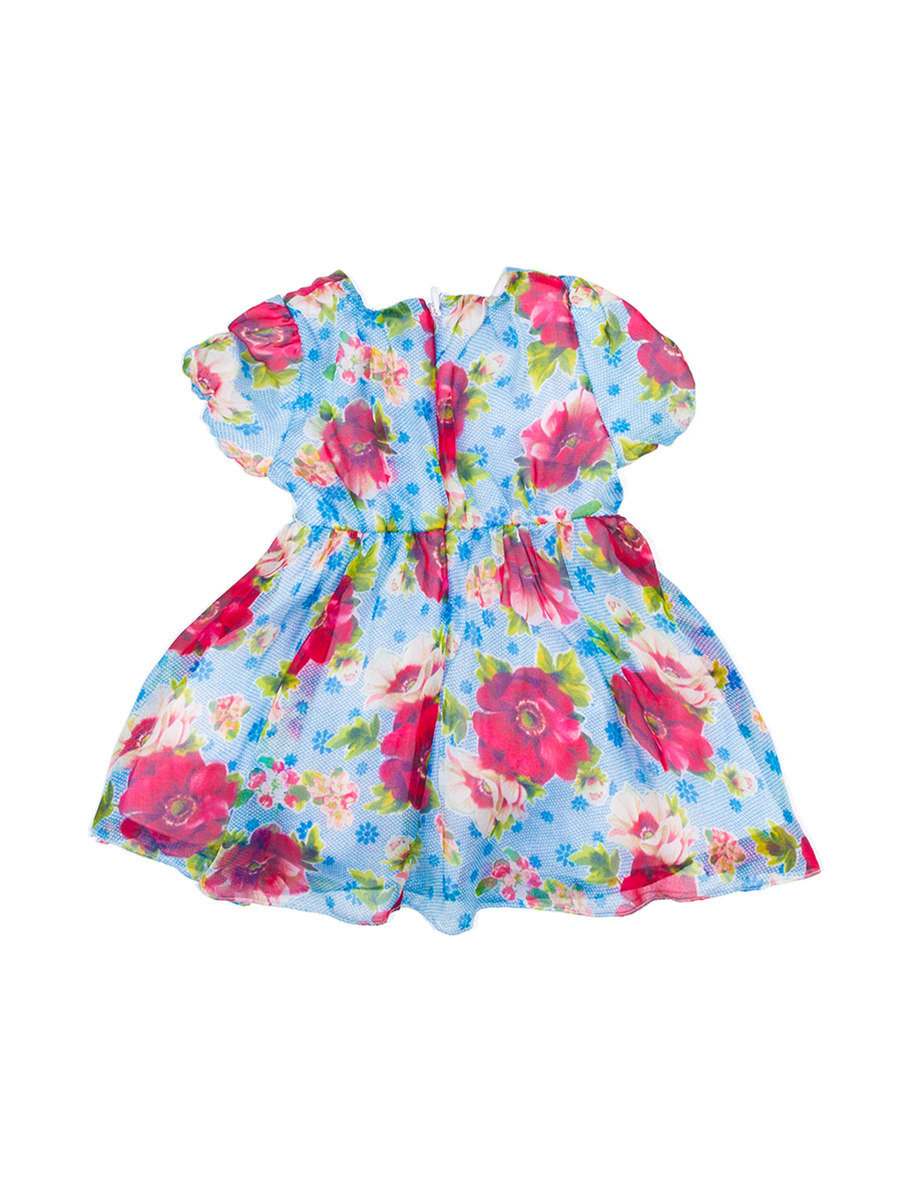 Dolce&Gabbana 蓝色花朵雪纺连衣裙