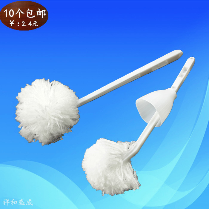 Extruded Cotton Toilet Brush Compliment Barrel Brushed Cotton Toilet Brush Multifunction Cleaning Brush Squeeze Water Clean Toilet Brush Hygienic Brush