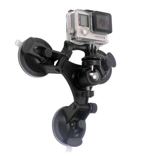 gopro on-board suction cup hero7 6 5 car Outer fixed bracket small ants Mountain dog sports camera Three-foot suction cup