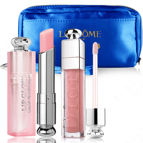 Dior 迪奥 变色口红两件套装 粉漾魅惑润唇膏 魅惑丰唇蜜唇彩滋润