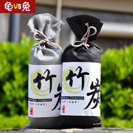 汽车用品日式竹炭包除甲醛净化空气家用新房用除味冰箱去异味新车