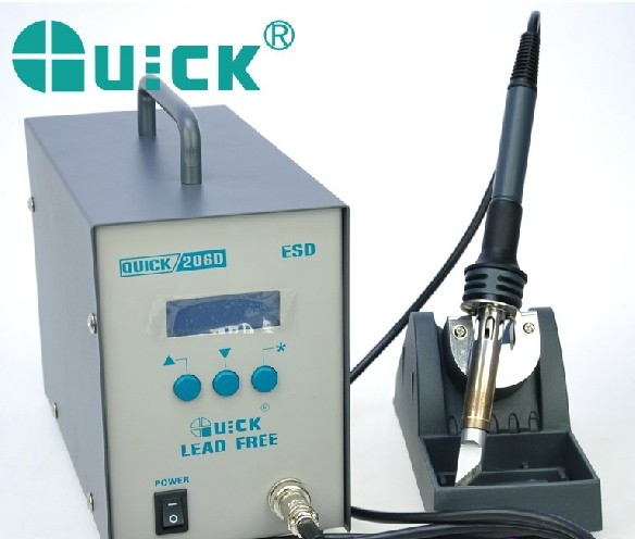 Original Loaded Fast 206D High power lead-free soldering desk -QUICK206D lead-free electric welding bench 320W fake one penalty ten-Taobao