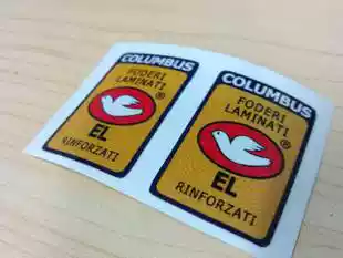 Steel Frame Dead Flying Highway Pigeon columbus Front Fork Sticker Sticker 1 pair of left and right 2