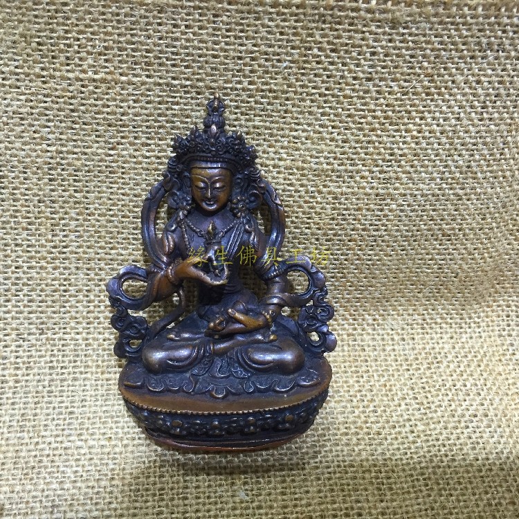 Buddhist Buddhist Tool Nepal imported pure hand copper pure copper - pure copper - sa - Buddha statue