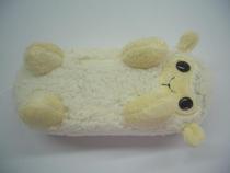 Reclining lamb glasses case Reclining cute plush cartoon animal kitten glasses case glasses frame