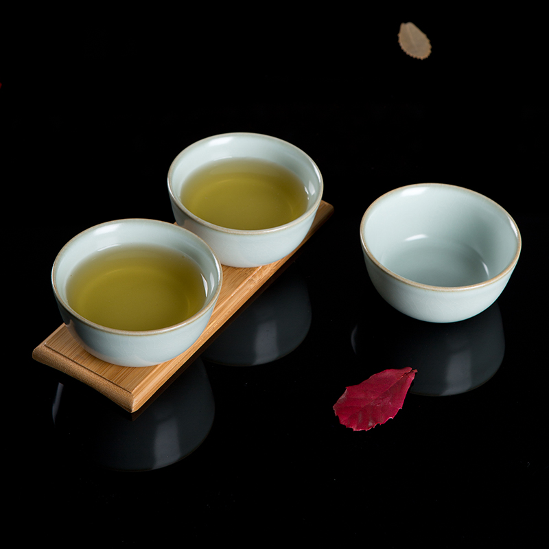 Beautiful home your up vats of kung fu tea cup ice crack glaze sample tea cup checking porcelain bowl can keep open