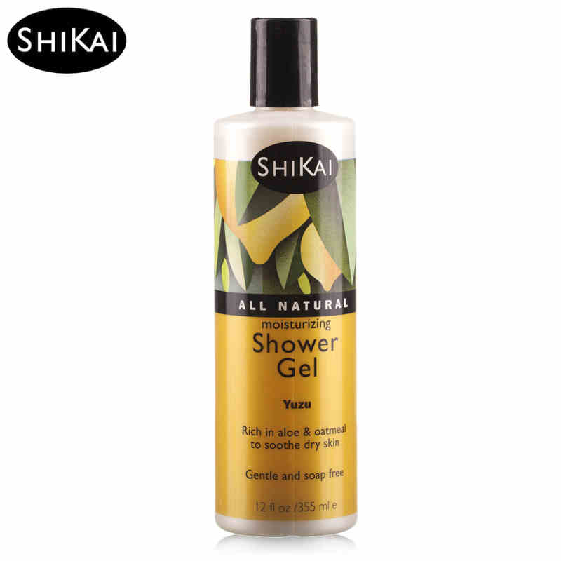 进口正品美国ShiKai莳开蜜柚滋养沐浴露355ml舒缓干燥抑制发痒