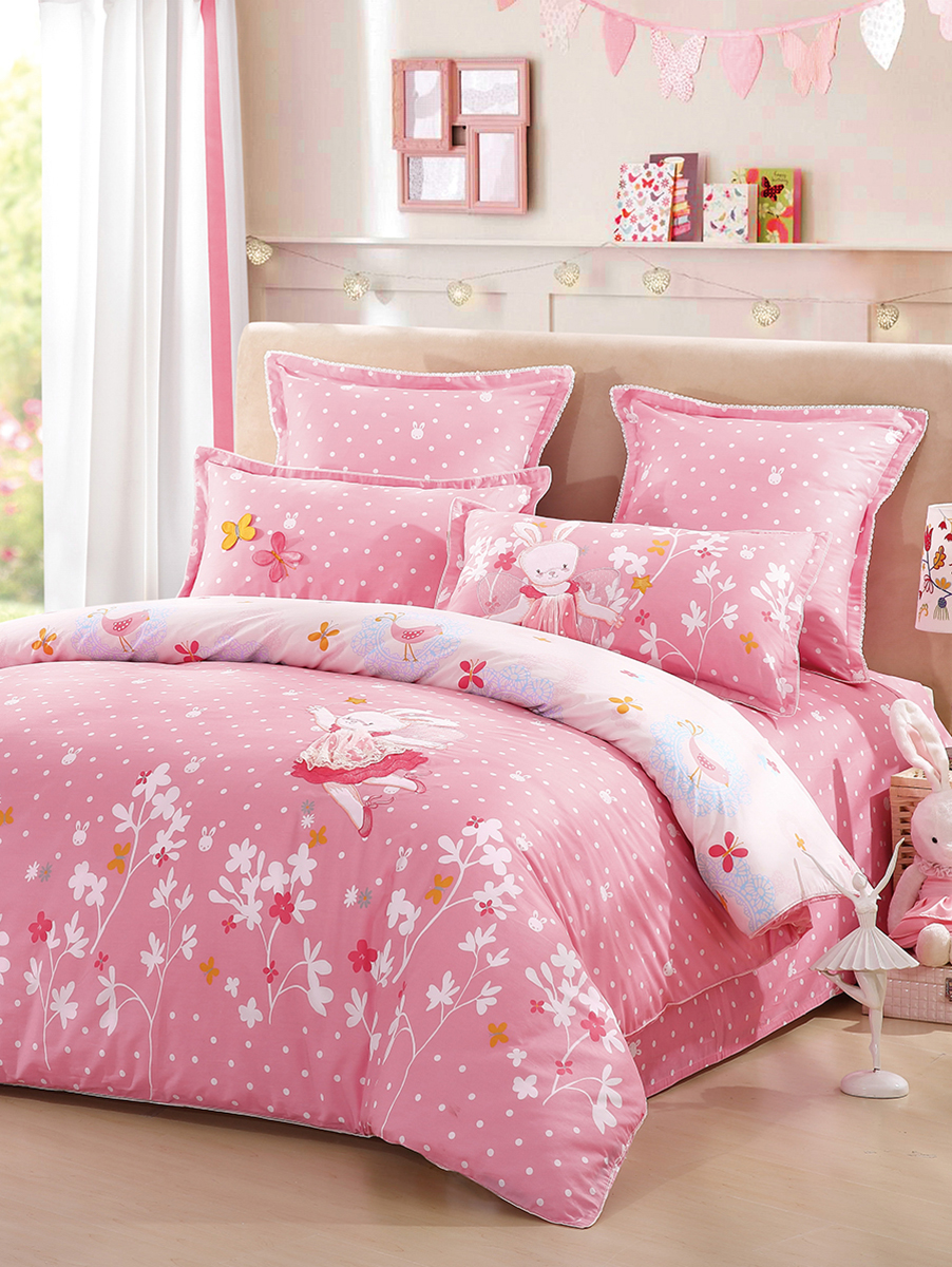 Luolai Kids/罗莱儿童 魔法棒全棉四件套1.2米床