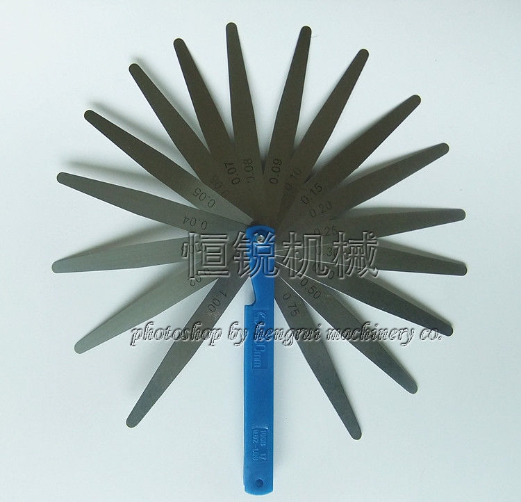 Shanghai Huamao feeler gauge gap gauge thickness gauge 100mm*17 150 200 300 500 1000mm